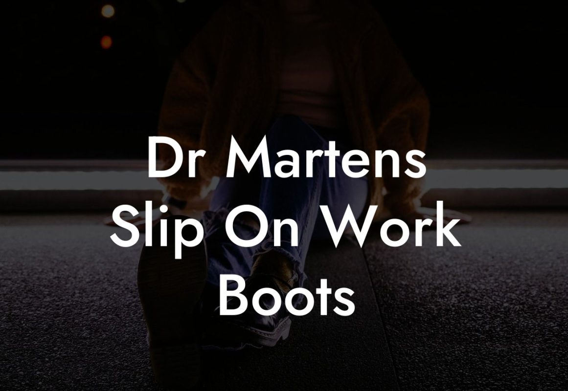 Dr Martens Slip On Work Boots