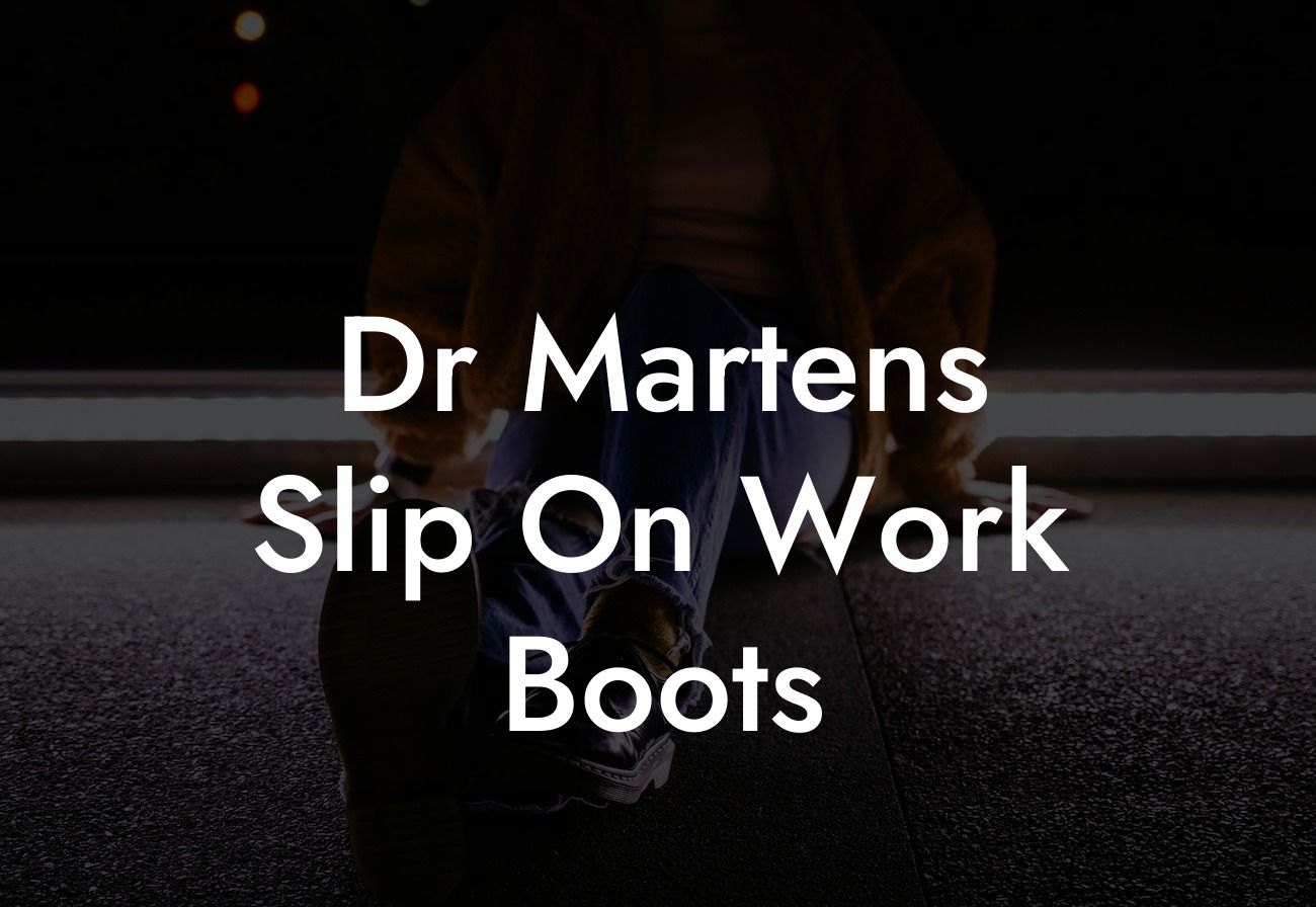 Dr Martens Slip On Work Boots