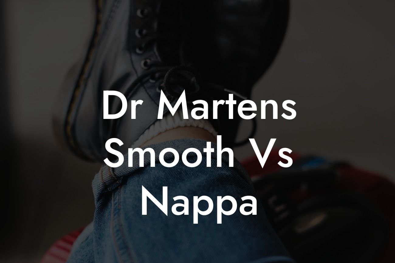 Dr martens black nappa vs smooth on sale