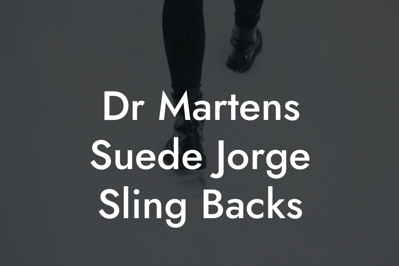 Dr Martens Suede Jorge Sling Backs