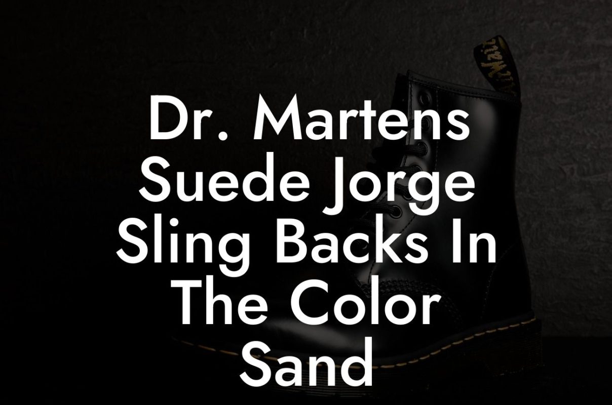 Dr. Martens Suede Jorge Sling Backs In The Color Sand