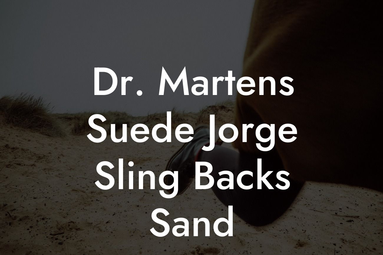 Dr. Martens Suede Jorge Sling Backs Sand