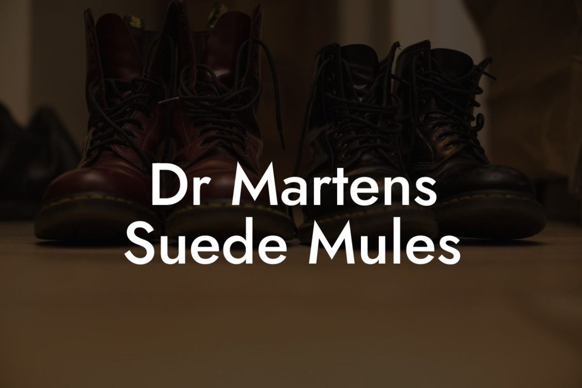 Dr Martens Suede Mules