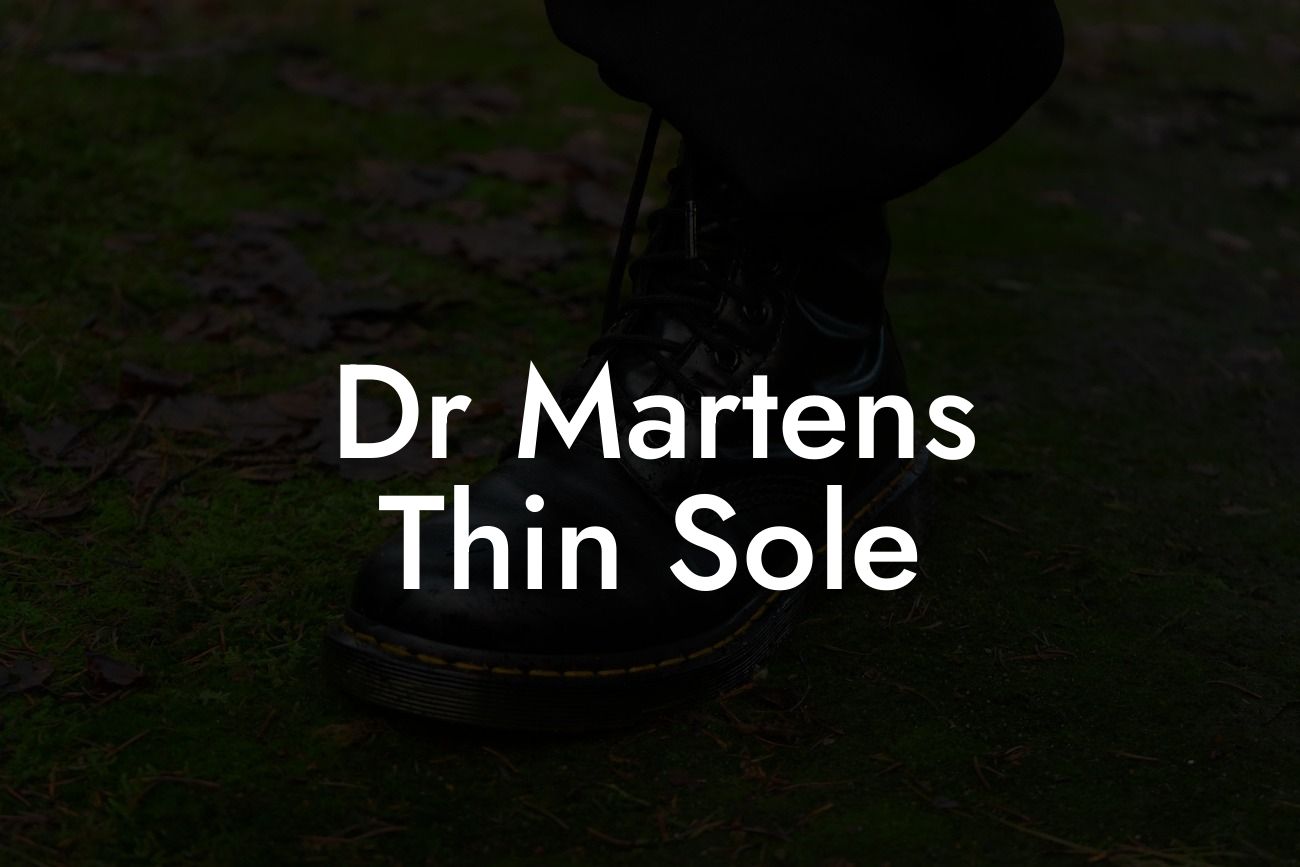 Dr Martens Thin Sole