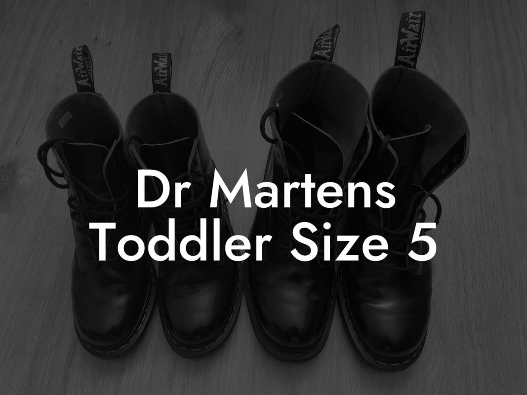 Dr Martens Toddler Size 5