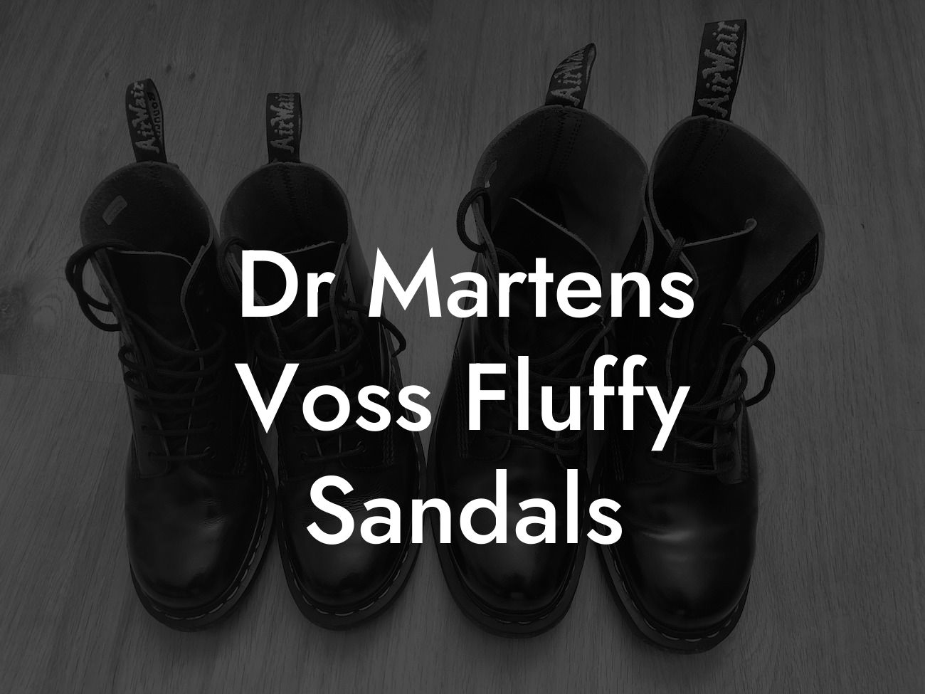 Dr Martens Voss Fluffy Sandals