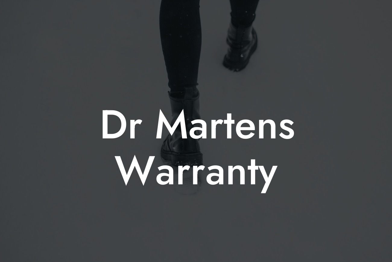 Dr Martens Warranty