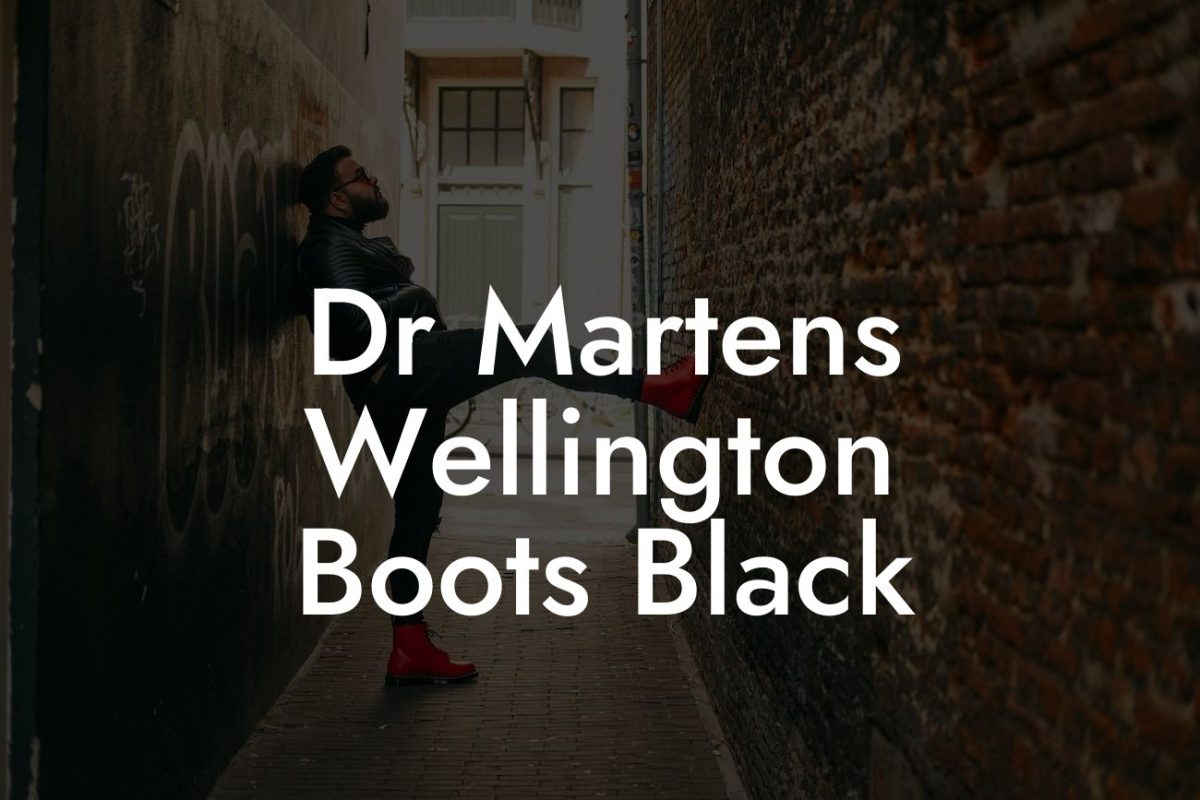 Dr Martens Wellington Boots Black