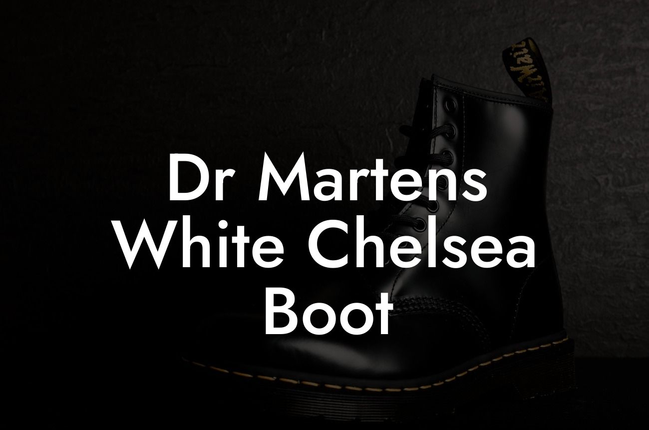 Dr Martens White Chelsea Boot