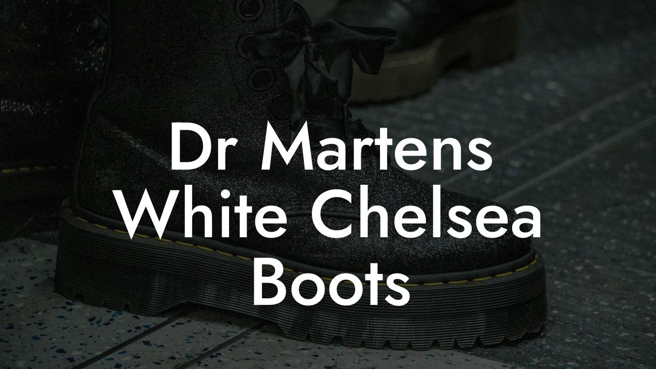 Dr Martens White Chelsea Boots