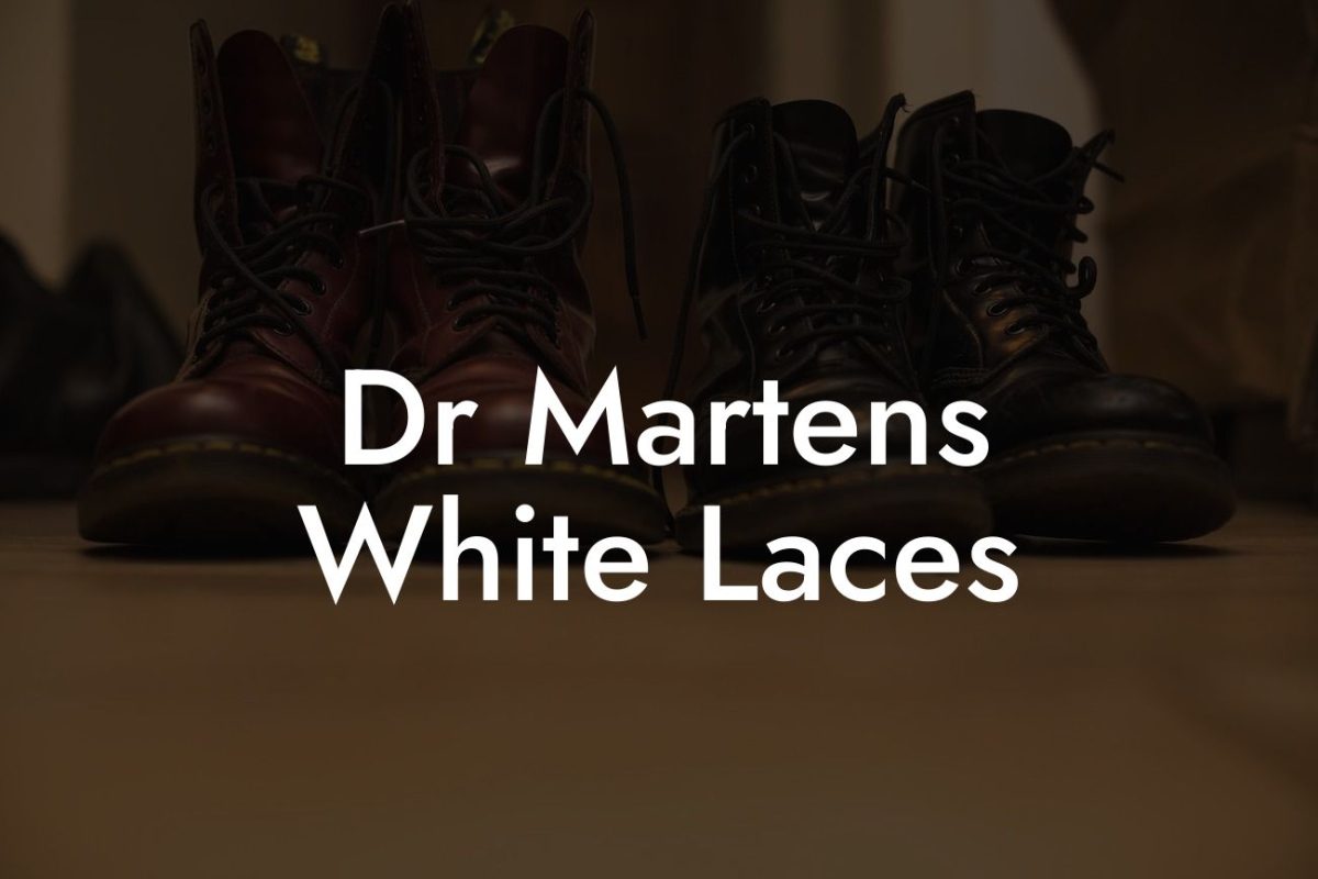 Dr Martens White Laces