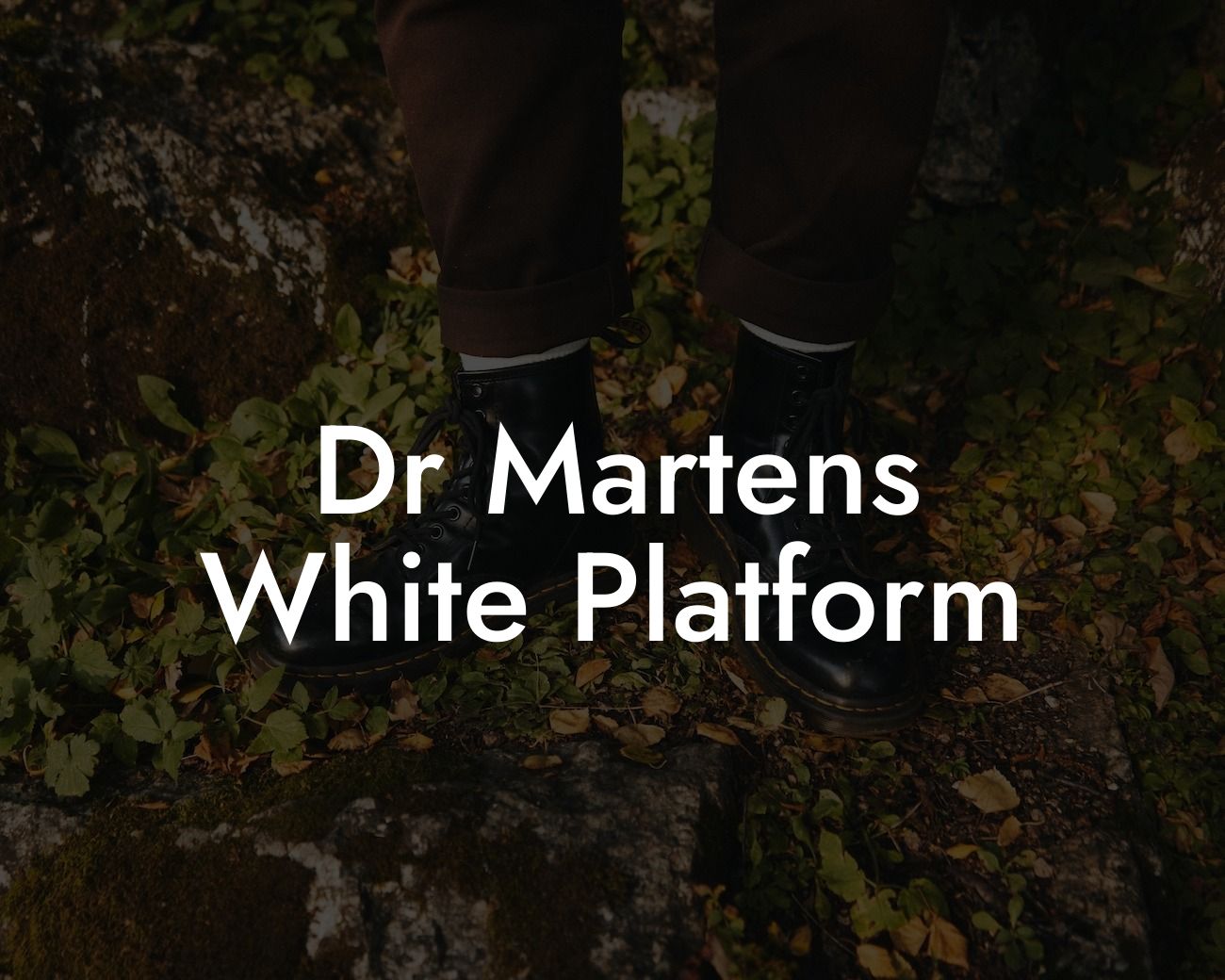 Dr Martens White Platform