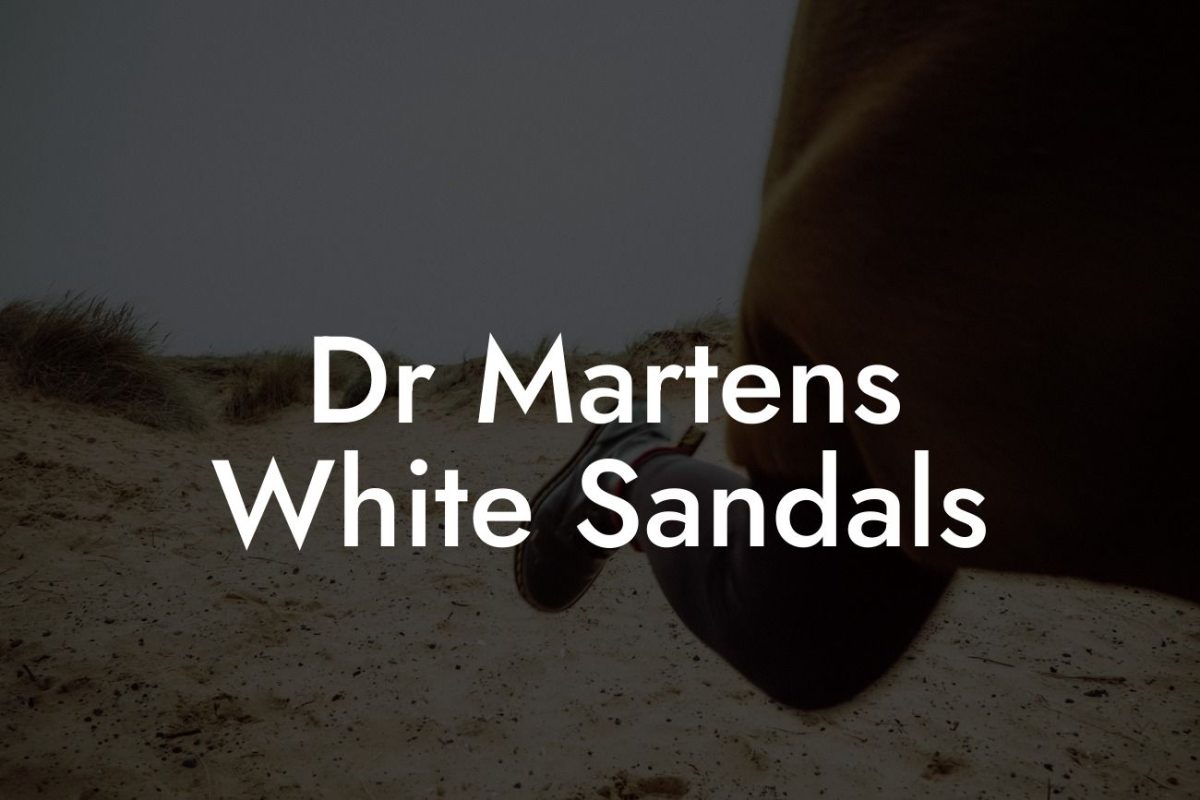 Dr Martens White Sandals