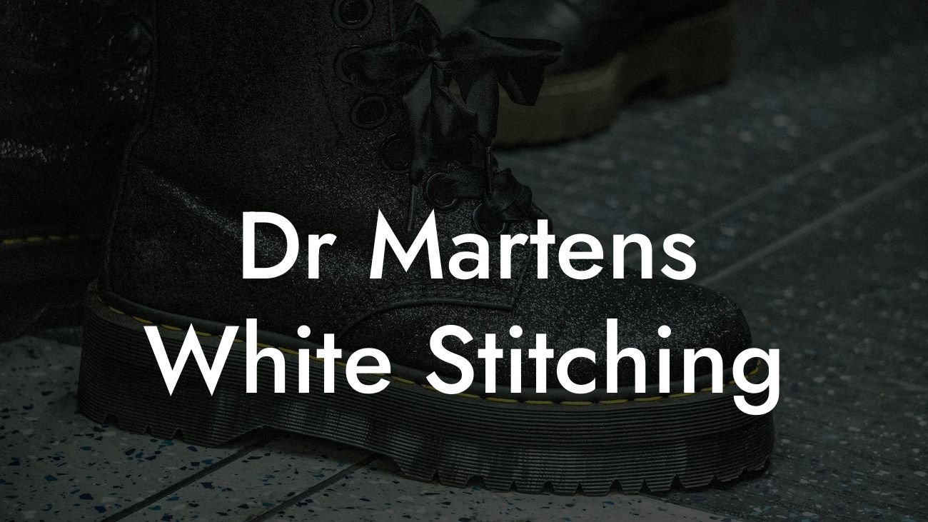 Dr Martens White Stitching