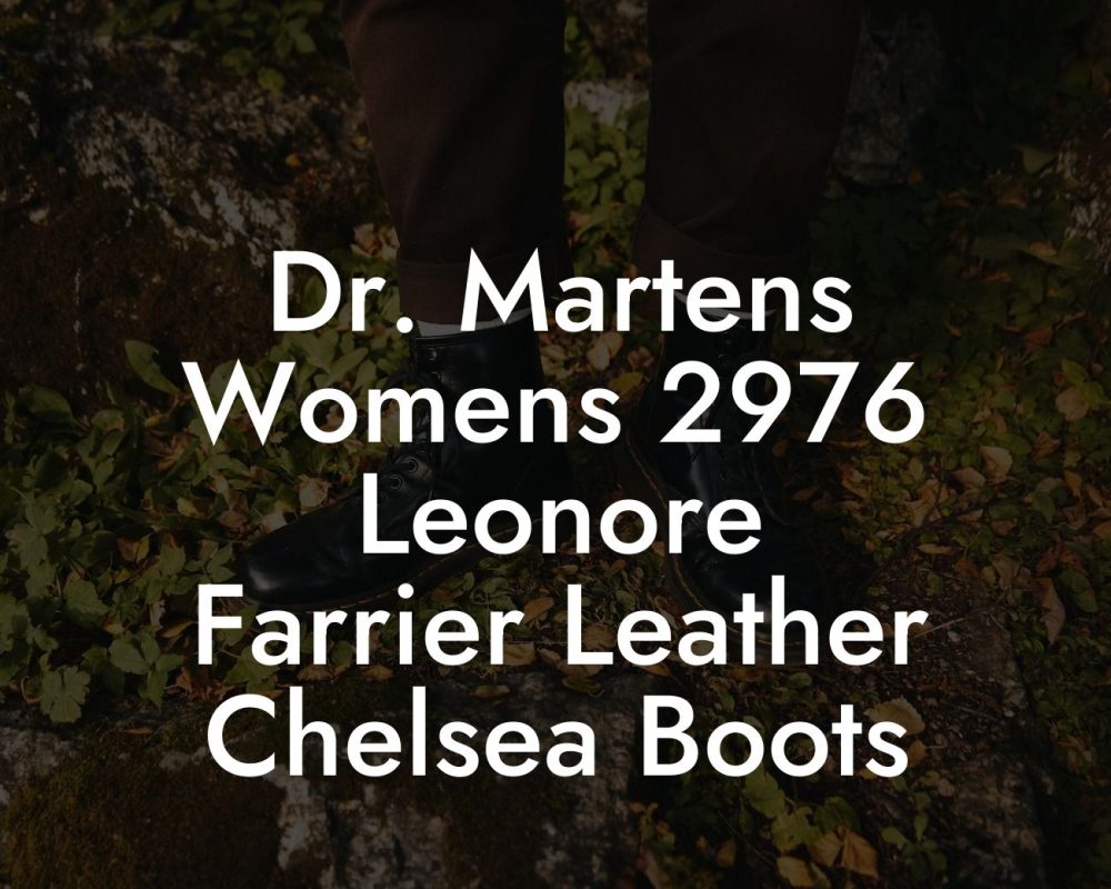 Dr. Martens Womens 2976 Leonore Farrier Leather Chelsea Boots