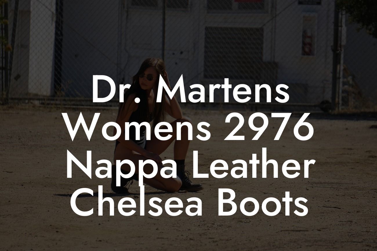 Dr. Martens Womens 2976 Nappa Leather Chelsea Boots