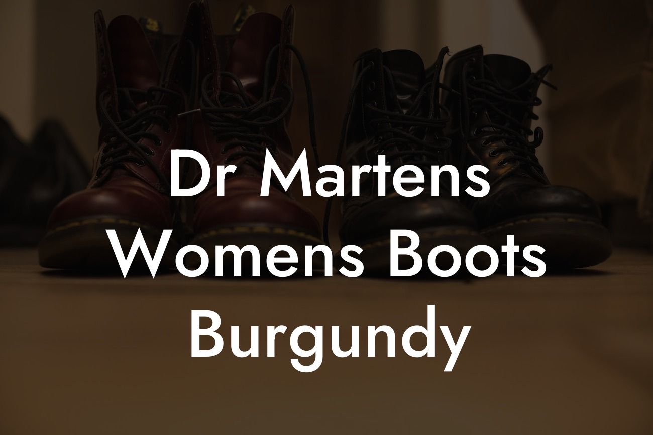 Dr Martens Womens Boots Burgundy