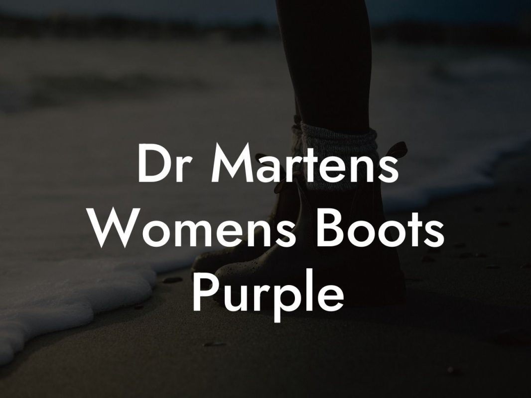 Dr Martens Womens Boots Purple