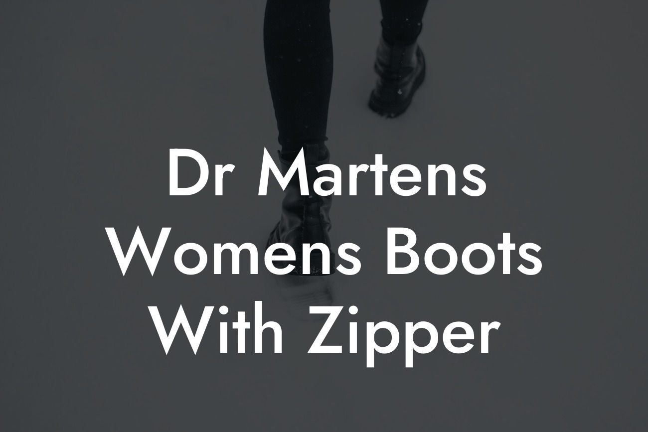 Dr Martens Womens Boots With Zipper