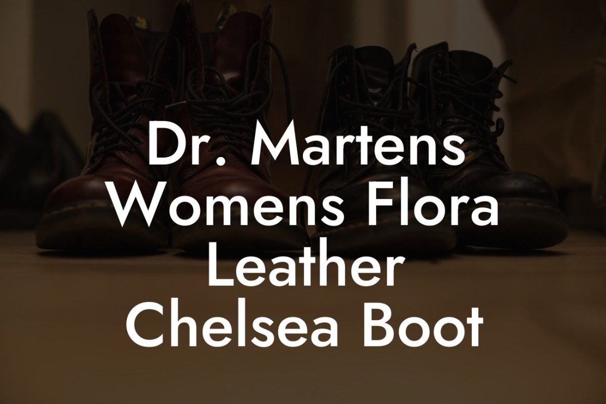 Dr. Martens Womens Flora Leather Chelsea Boot