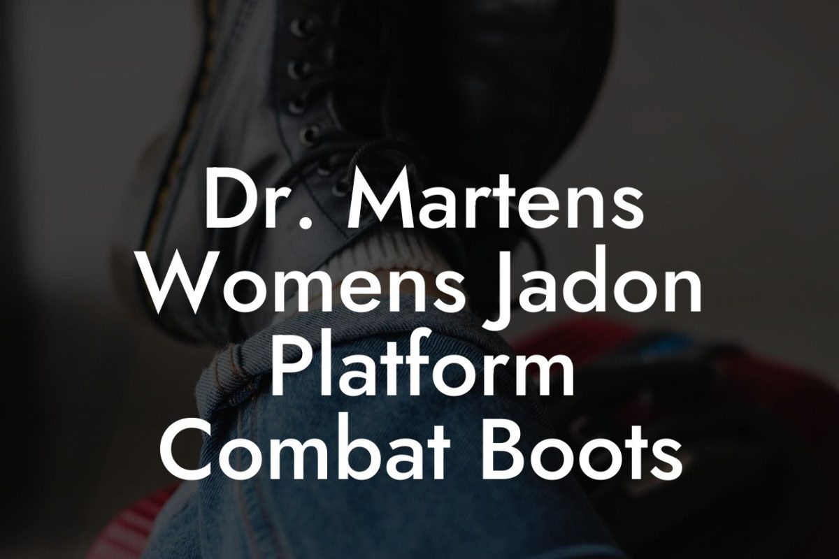 Dr. Martens Womens Jadon Platform Combat Boots