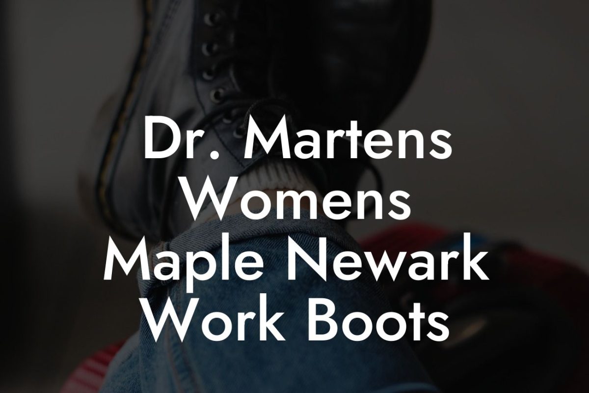 Dr. Martens Womens Maple Newark Work Boots