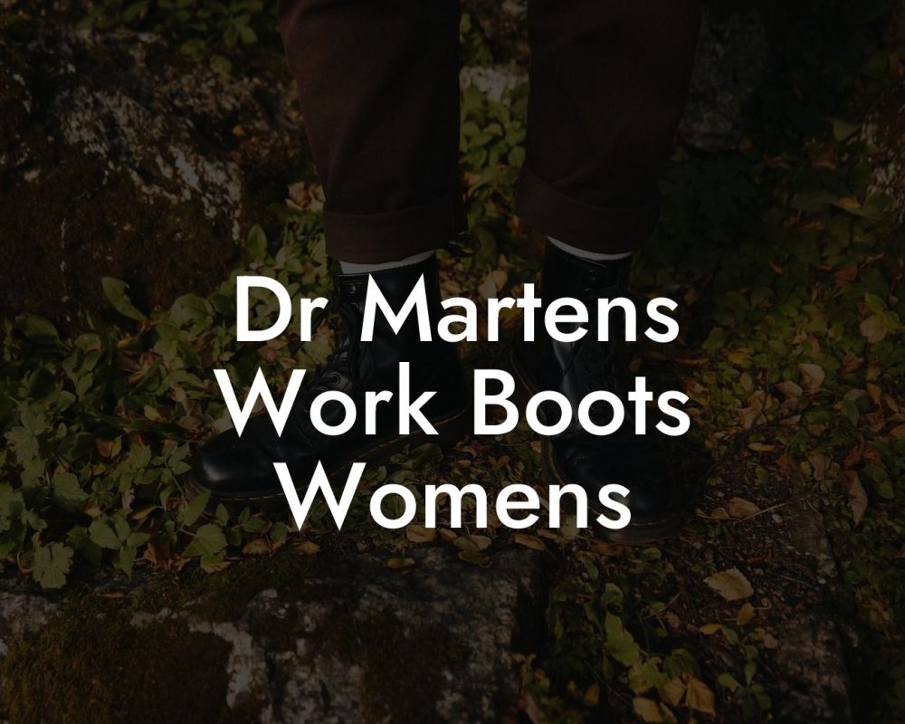 Dr Martens Work Boots Womens