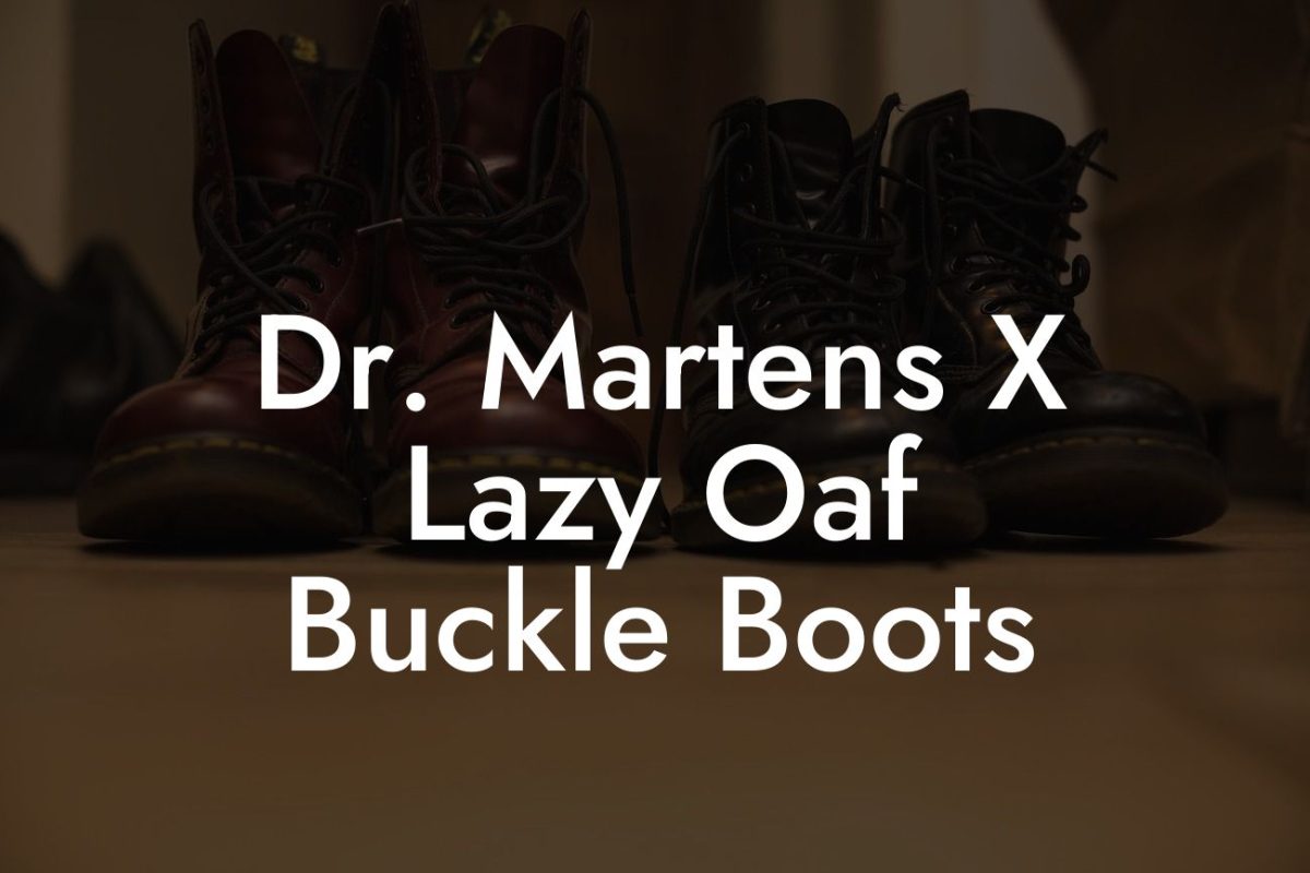 Dr. Martens X Lazy Oaf Buckle Boots