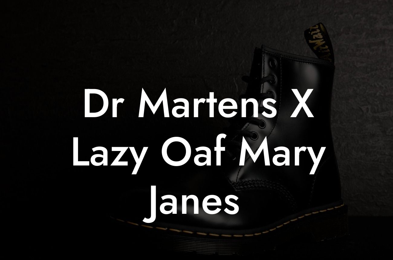 Dr Martens X Lazy Oaf Mary Janes