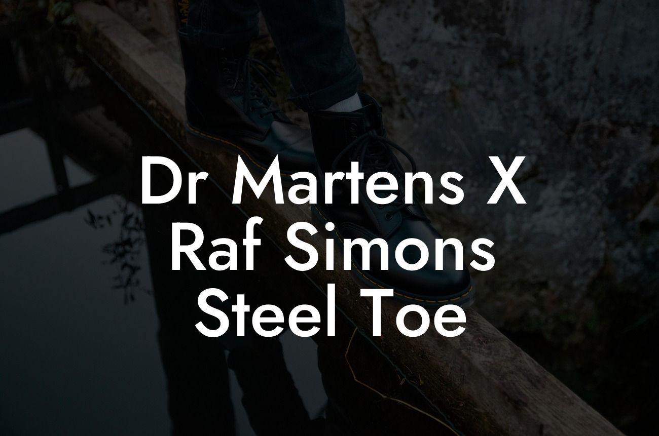 Dr Martens X Raf Simons Steel Toe