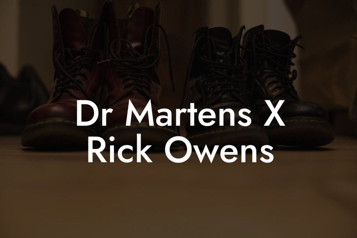 Dr Martens X Rick Owens