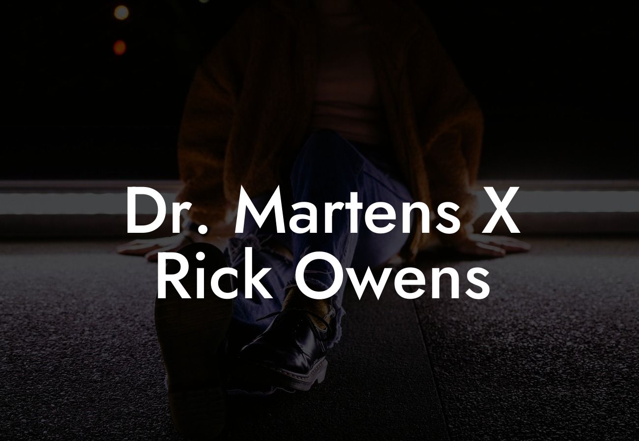 Dr Martens X Rick Owens