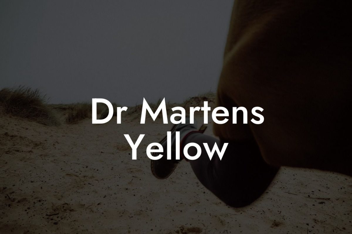 Dr Martens Yellow