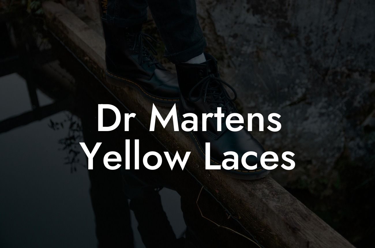 Dr Martens Yellow Laces