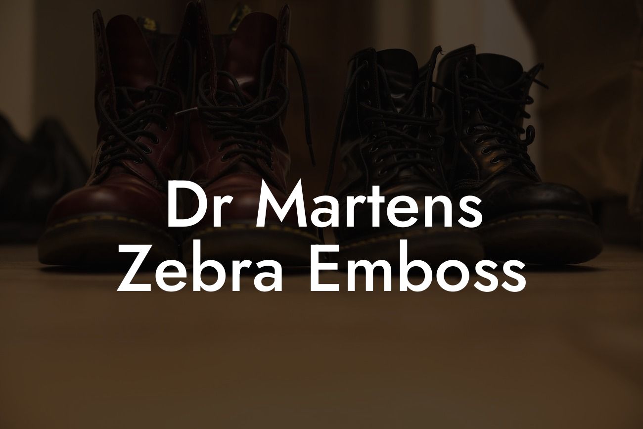 Dr Martens Zebra Emboss