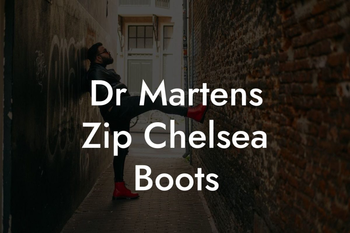 Dr Martens Zip Chelsea Boots