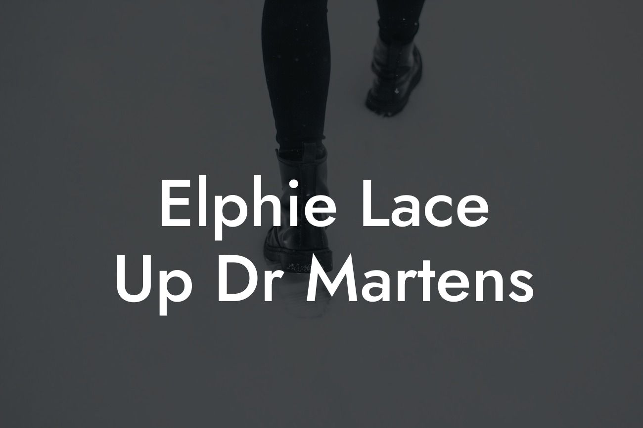 Elphie Lace Up Dr Martens