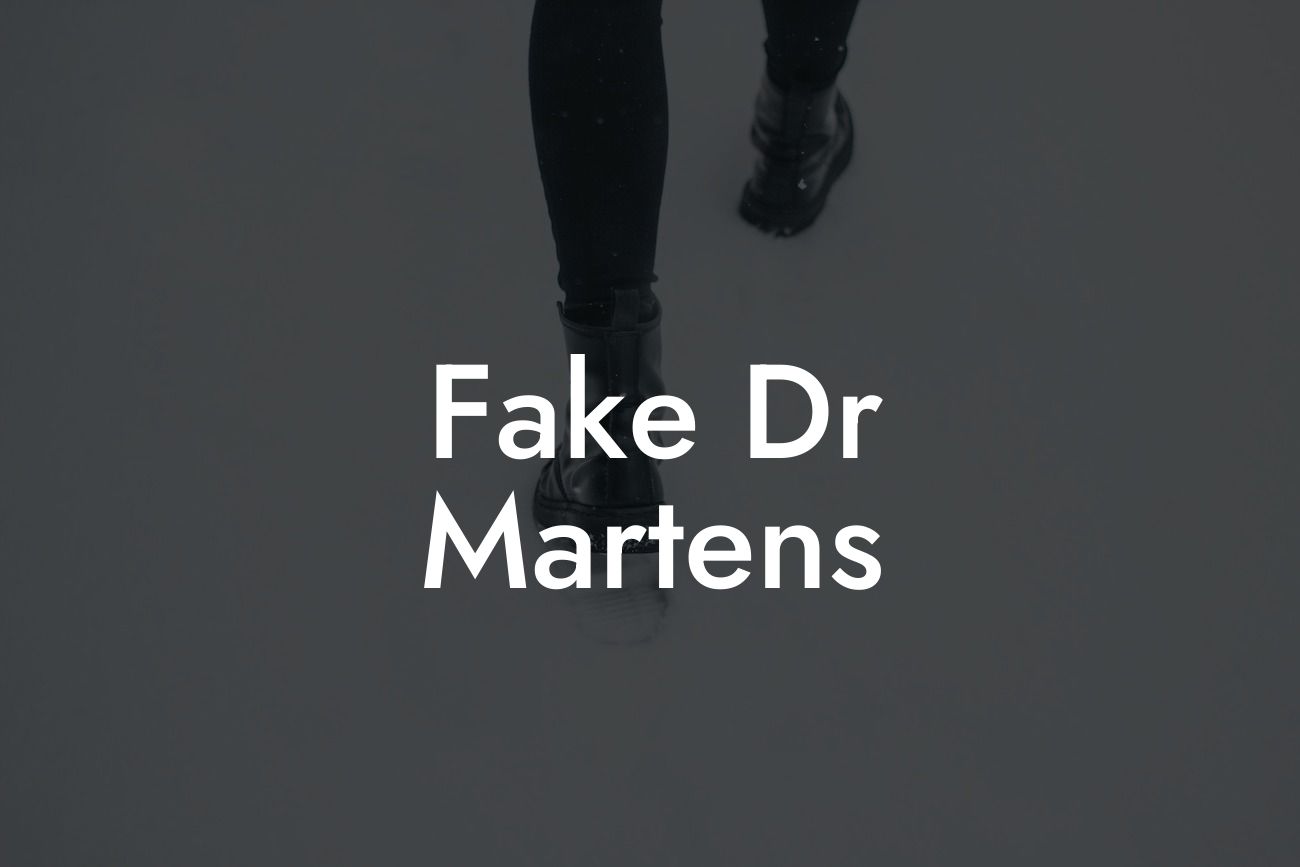 Fake Dr Martens