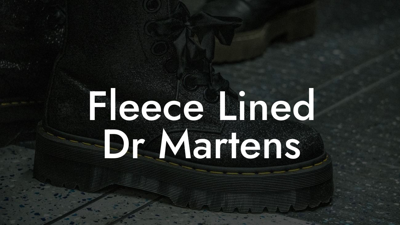 Fleece Lined Dr Martens