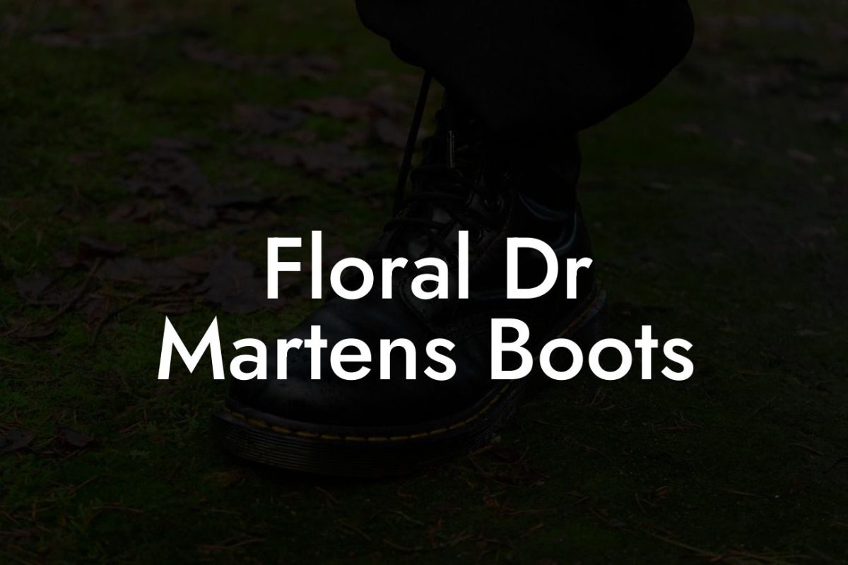 Floral Dr Martens Boots