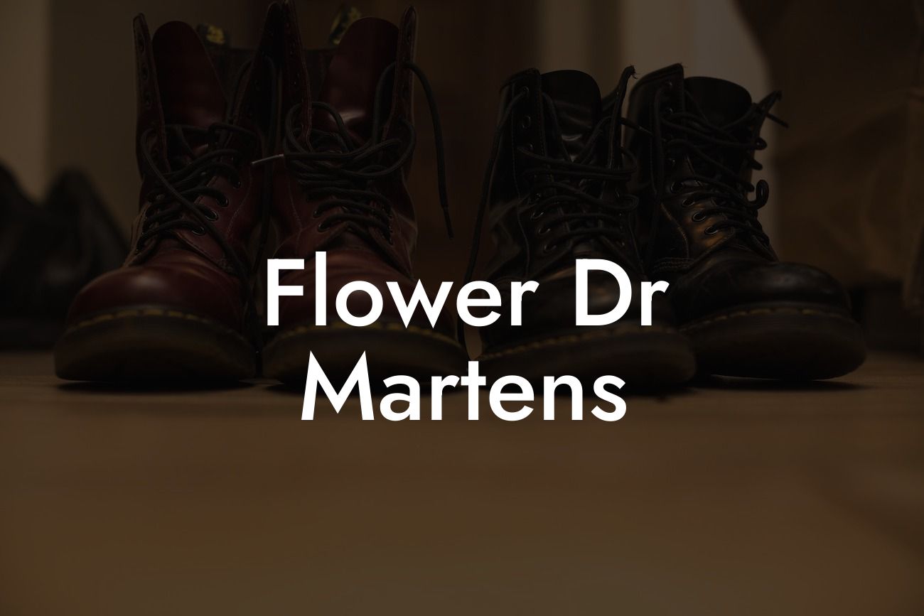 Flower Dr Martens