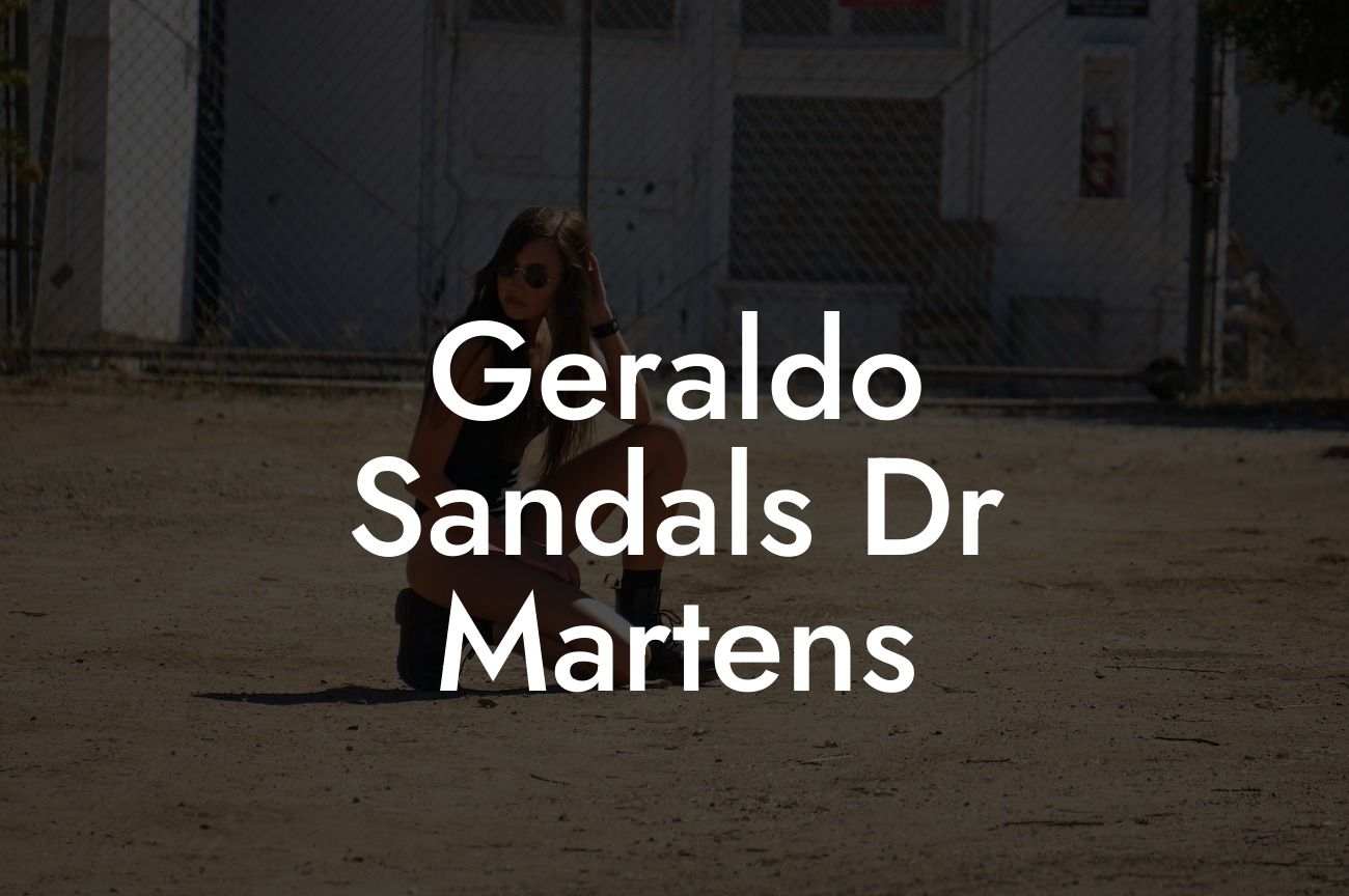 Geraldo Sandals Dr Martens