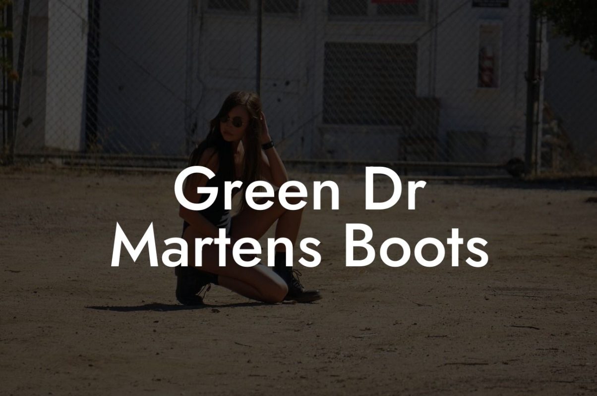 Green Dr Martens Boots