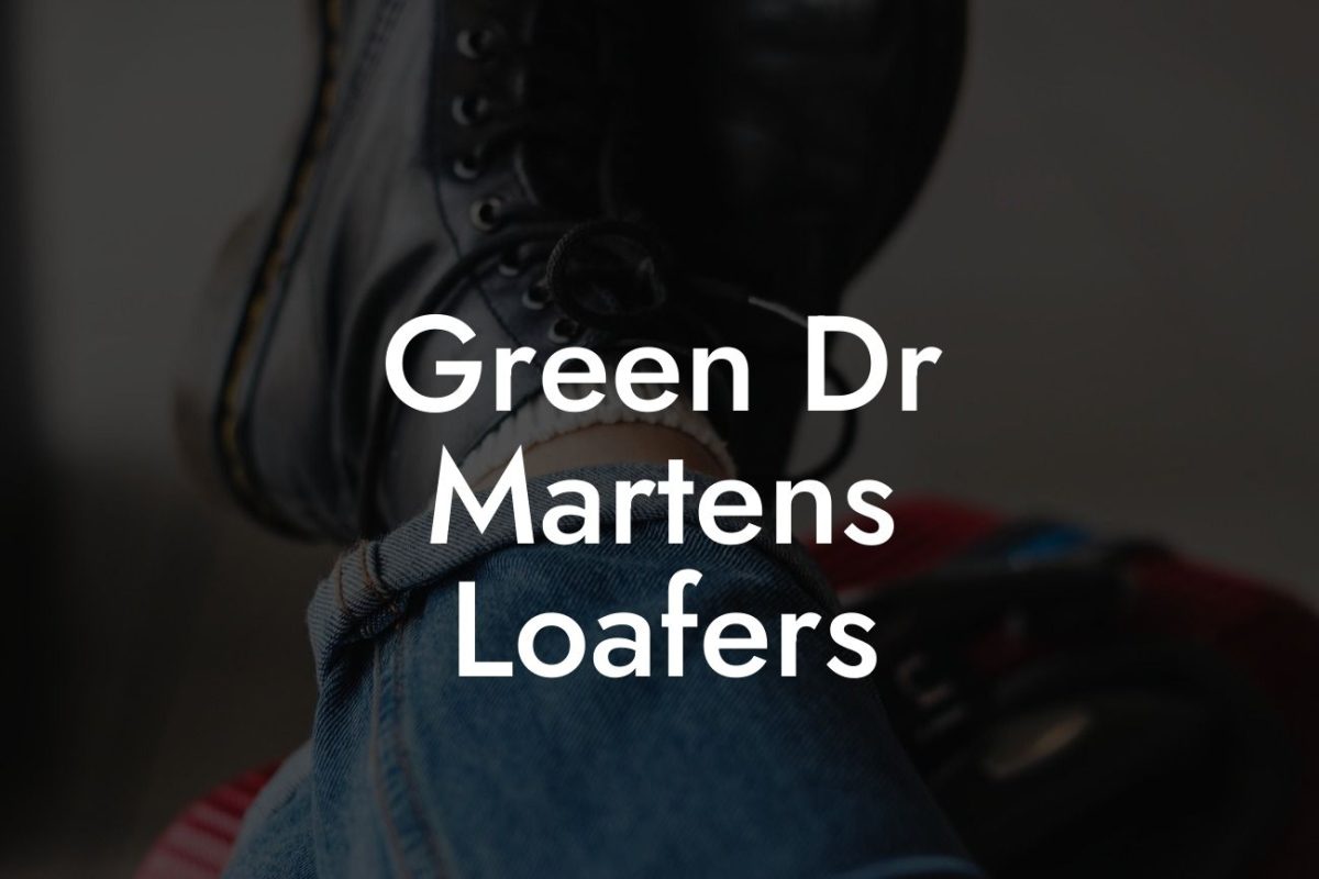 Green Dr Martens Loafers