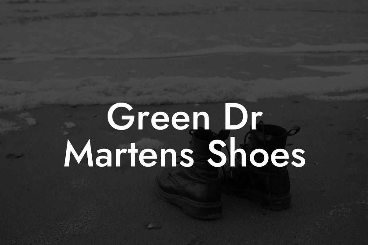 Green Dr Martens Shoes