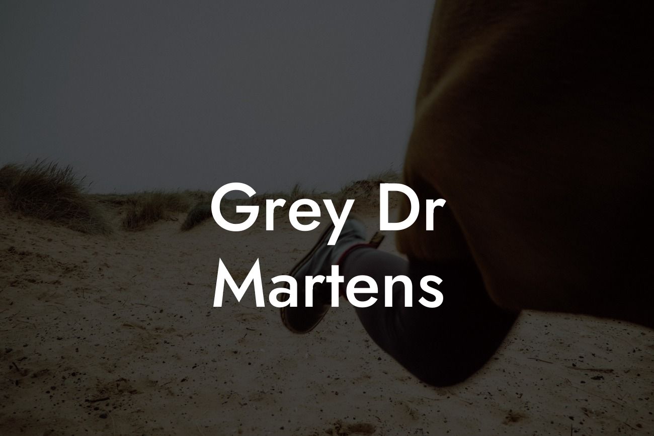 Grey Dr Martens