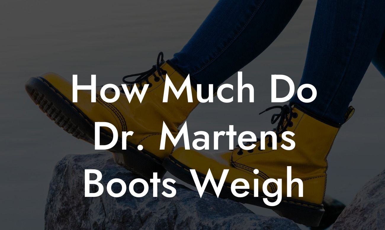 How Much Do Dr. Martens Boots Weigh