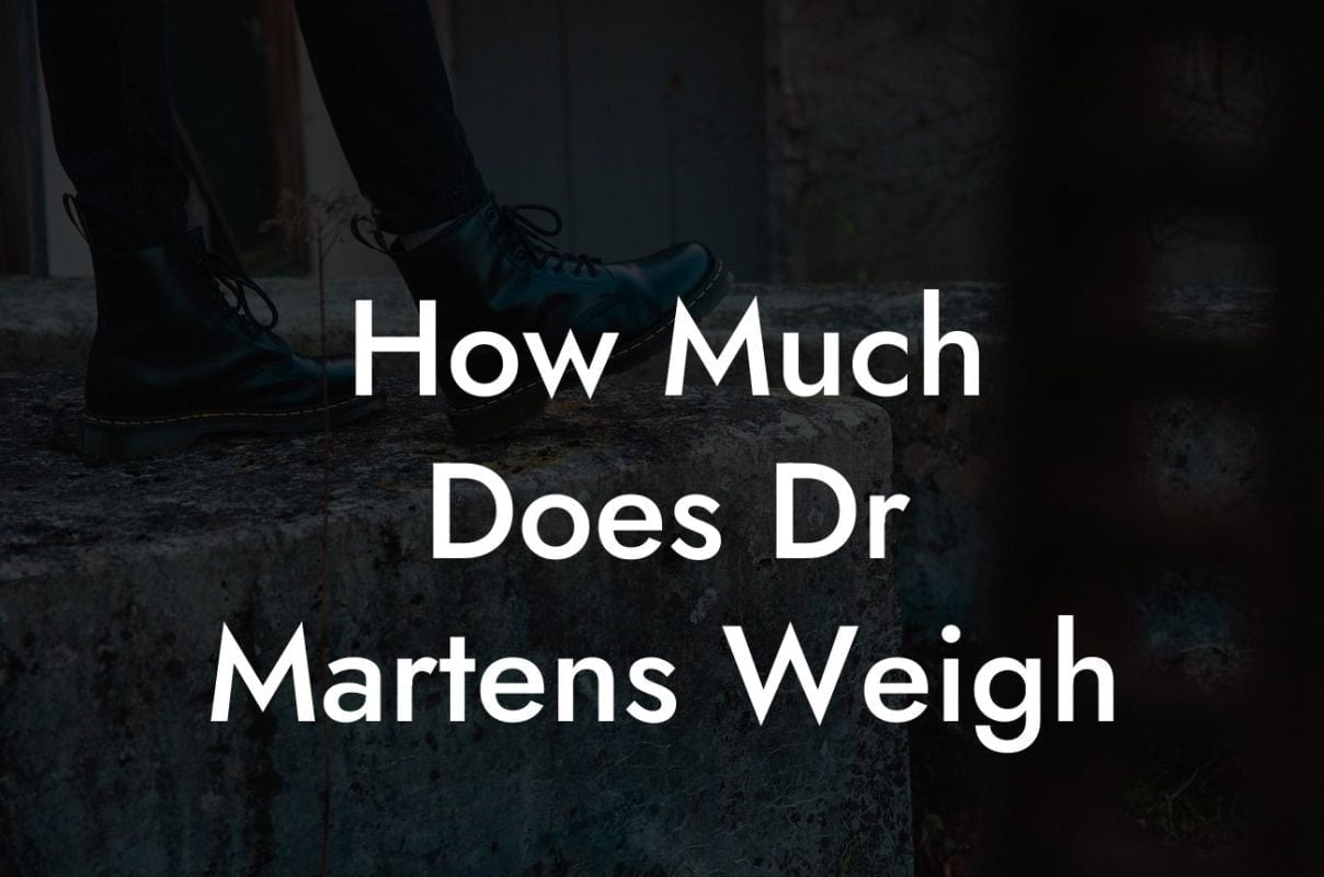 How Much Does Dr Martens Weigh