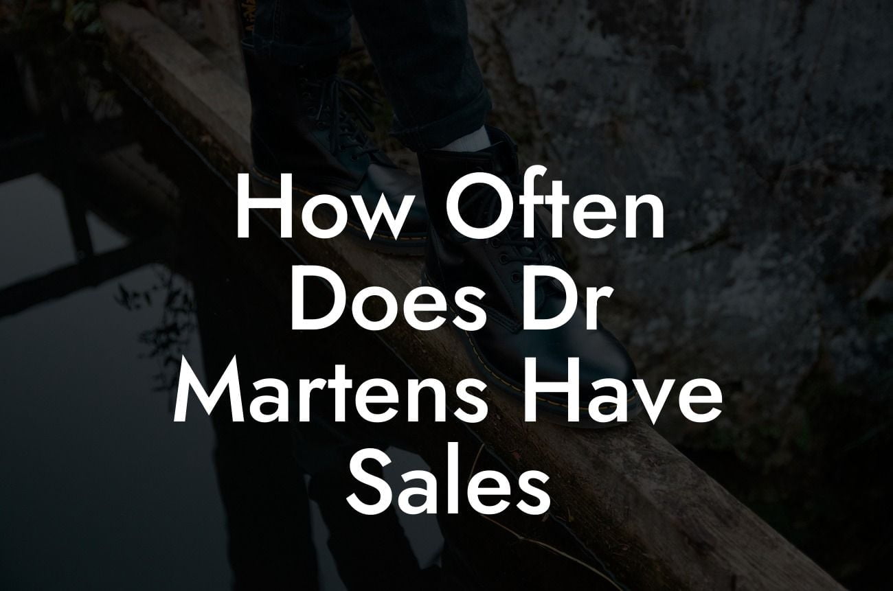 How Often Does Dr Martens Have Sales