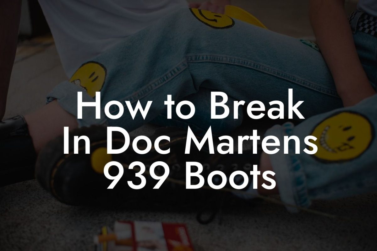 How to Break In Doc Martens 939 Boots